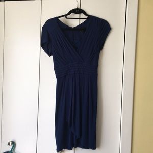 maxandcleo v-neck faux wrap dress